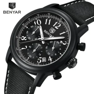 Hafta Bazar by Benyar-5190 Homme Series men’s wristwatch featuring a sleek dial, refined markers, and a durable stainless steel strap.