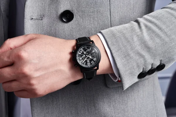 Hafta Bazar by Benyar-5190 Homme Series men’s wristwatch featuring a sleek dial, refined markers, and a durable stainless steel strap.