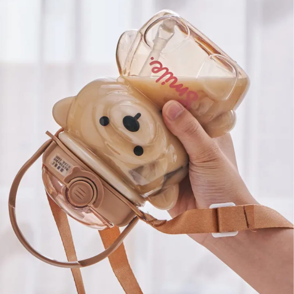 Hafta Bazaar by “Colorful character water bottle beaker designed for easy and safe drinking for babies and kids.”