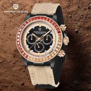 Hafta bazar by Pagani Design PD-1732 Luxury Chronograph Luxe Edition wristwatch featuring an elegant chronograph dial, luxury detailing, and a premium stainless steel bracelet.