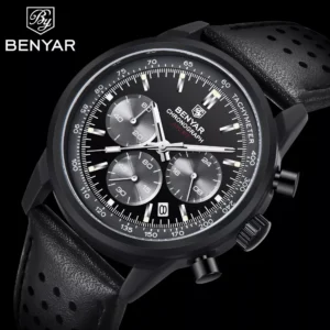 Hafta Bazar by Benyar-5188 Speed Timer Signature Series wristwatch with a sporty chronograph dial, bold markers, and a durable stainless steel strap.