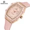 “Naviforce NF8069 Blossom Date wristwatch — round zinc-alloy case, analog dial, slim profile on wrist”