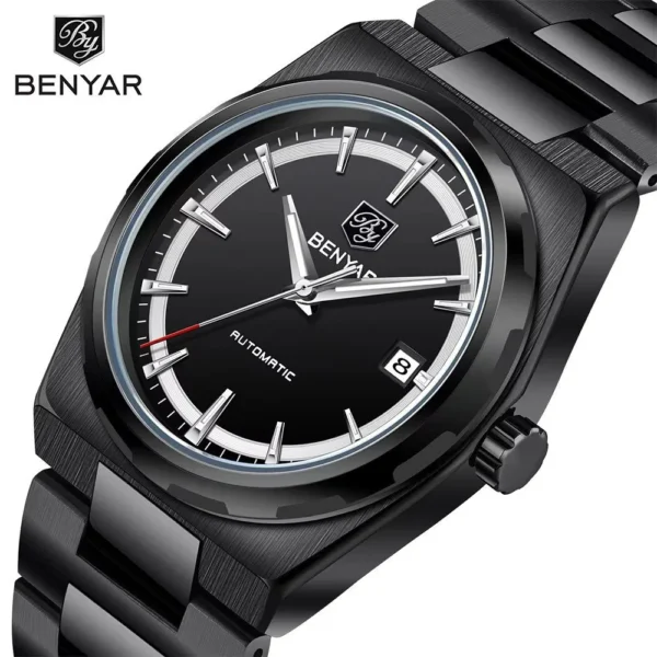Hafta Bazar by Benyar 5203 Luxe Premium Series black watch
