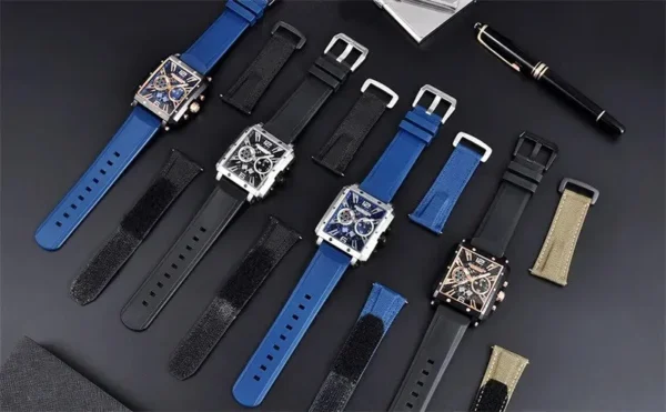 Hafta Bazaar by Pagani Design PD-1725 Square Series watch with a modern square case, sleek dial design, and stainless-steel bracelet.