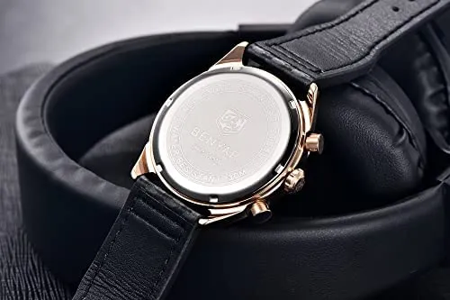 Hafta Bazar by Benyar 5195 Aquista Luxury Series wristwatch with stainless steel case, elegant dial, and leather or metal strap.