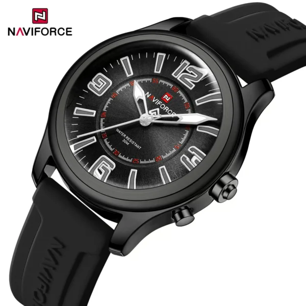 Hafta Bazaar by Naviforce NF-9256 DuoFlex Couple Series watches featuring a matching pair design with stainless-steel cases, elegant dials, and stylish dual-tone finishes.