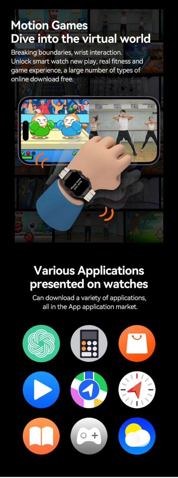 Hafta Bazaar by Naviforce NT11 Advanced FitPro Smartwatch featuring a sleek touchscreen display, fitness tracking sensors, and a modern sporty design.
