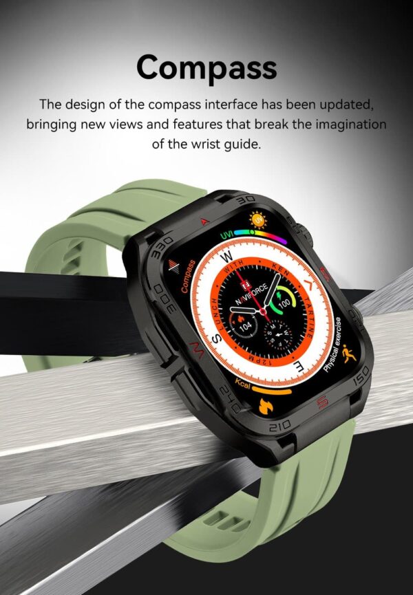 Hafta Bazaar by Naviforce NT11 Advanced FitPro Smartwatch featuring a sleek touchscreen display, fitness tracking sensors, and a modern sporty design.