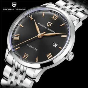 Hafta Bazaar by Pagani Design YS014 Radiant Legacy Series watch featuring a sleek stainless-steel case, detailed dial design, and luminous hands.