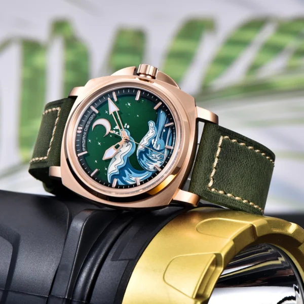 Hafta bazaar by Pagani Design YS014 Radiant Legacy Series watch with a refined stainless-steel build, luminous markers, and a sophisticated modern dial.