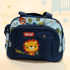 Hafta bazaar by “Baby OKY lion theme baby diaper bag with multiple pockets for organized baby travel essentials.”