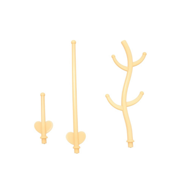 Hafta Bazaar by 6-in-1 silicone baby bottle cleaning brush set with stand, including bottle brush, nipple brush, straw cleaner, and accessory tools.