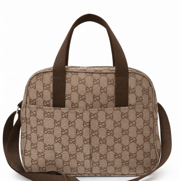 Hafta Bazaar by “Baby Classic Premium Printed Mother Bag with matching feeder cover and spacious compartments for baby essentials.”