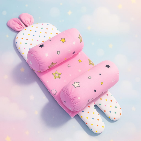 Hafta bazaar by Adjustable baby pillow with layered inserts for customizable height and breathable soft fabric.