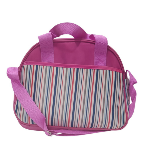 Hafta Bazaar by “Baby Pink Premium Mother Diaper Bag Set with multiple matching bags for organized baby care.”