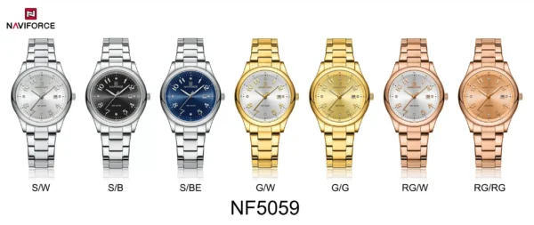 Hafta Bazaar by “Naviforce NF-5059 Glamour Edition elegant ladies wristwatch.”
