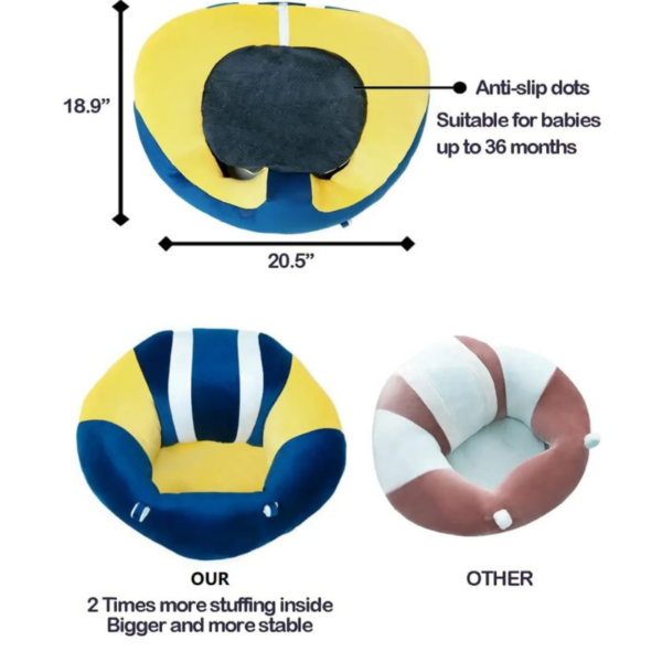 Hafta Bazaar by “Soft and comfortable baby sofa seater for safe and supported sitting at home.”