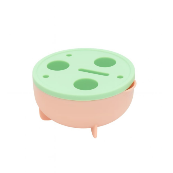 Hafta Bazaar by 6-in-1 silicone baby bottle cleaning brush set with stand, including bottle brush, nipple brush, straw cleaner, and accessory tools.