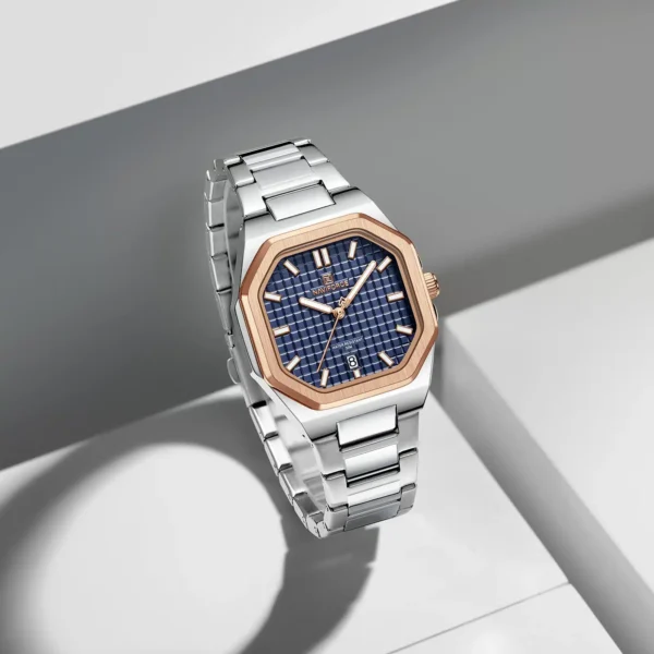 Naviforce NF-5053 women’s signature watch with round dial and date display