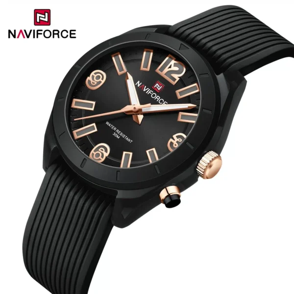Hafta bazaar by Naviforce NF-7103 Streamline Precision elegant women’s wristwatch.