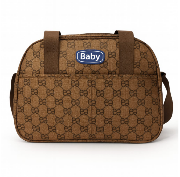 Hafta Bazaar by “Baby Classic Premium Mother Bag with elegant design and spacious compartments for baby essentials.”