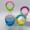 Hafta Bazaar by “Baby rattle fruit pacifier made with soft silicone for safe feeding, teething, and playful sound.”