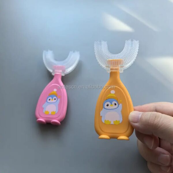 Hafta bazaar by “Character U-shape baby teether made from soft silicone for gentle gum soothing.”
