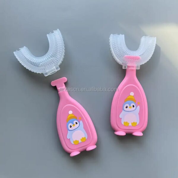 Hafta bazaar by “Character U-shape baby teether made from soft silicone for gentle gum soothing.”