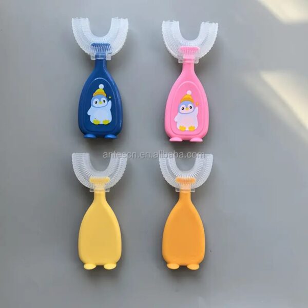 Hafta bazaar by “Character U-shape baby teether made from soft silicone for gentle gum soothing.”
