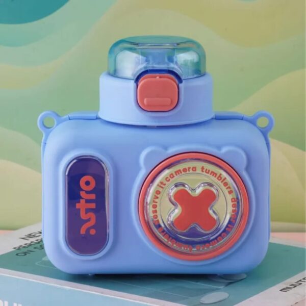 Hafta Bazaar by “Camera-shaped water bottle beaker designed for kids with a fun and playful look.”