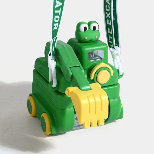 Hafta Bazaar by “Cute excavator-themed water beaker with straw for easy and spill-free drinking for kids.”