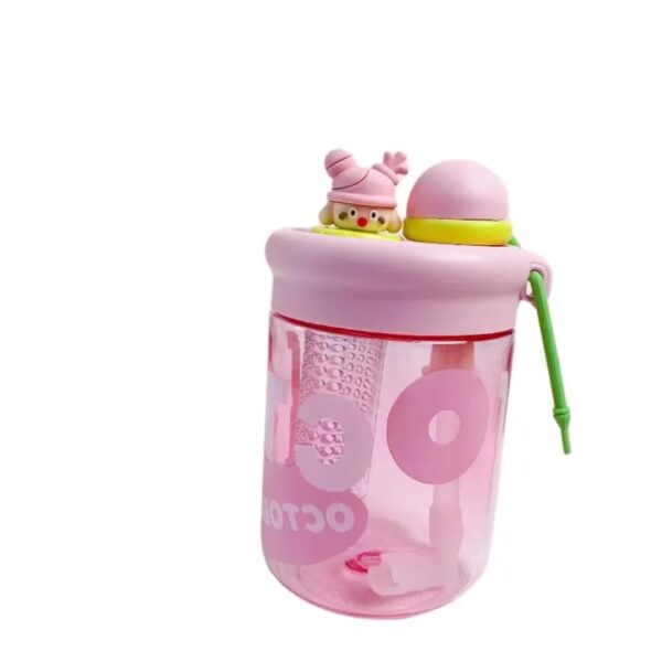 Hafta Bazaar by “Cute cartoon water bottle beaker with spill-resistant lid for babies and kids.”