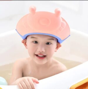 Hafta Bazaar by “Adjustable baby shower cap designed to protect eyes and ears during bath time.”
