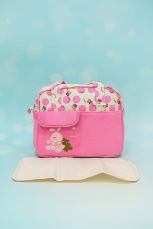 Hafta Bazaar by “Essential baby care mother bag with multiple compartments for organizing baby essentials.”