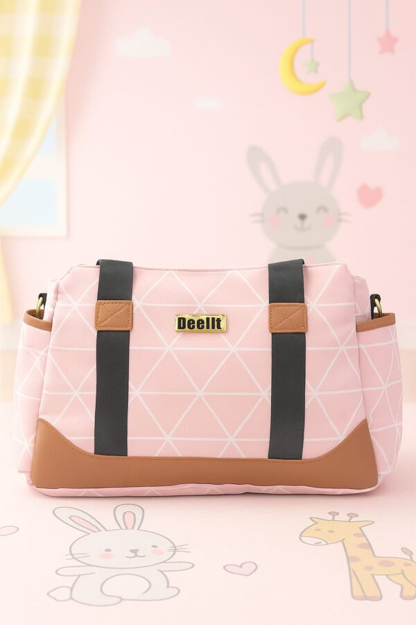 Hafta Bazaar by “Declit premium baby diaper shoulder bag with multiple pockets and compartments for organized travel.”