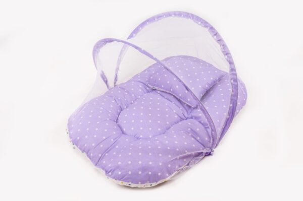 Hafta Bazaar by “Soft baby bedding set with breathable mosquito net providing safe and insect-free sleep for newborns.”