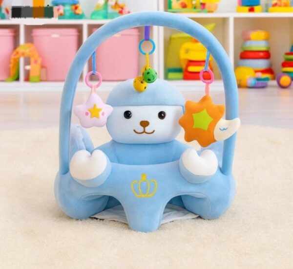 hafta bazaar by “Soft plush Baby Bear Activity Sofa Seat designed to support babies while sitting and playing.”