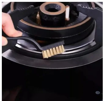 hafta bazaar by Three-piece wire brush set designed for cleaning metal surfaces and removing rust.